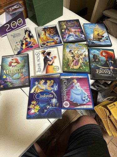 Disney princess dvd lot - princess, (10)